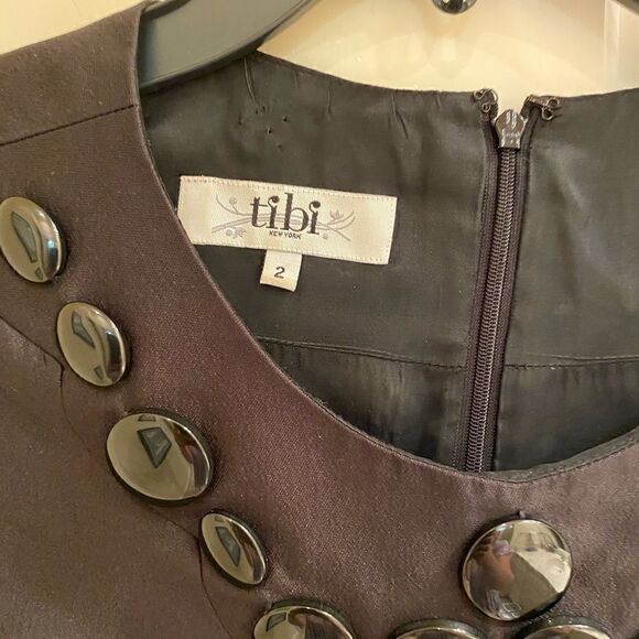 Tibi Jeweled Neckline Size 2 Dress - Picture 6 of 6